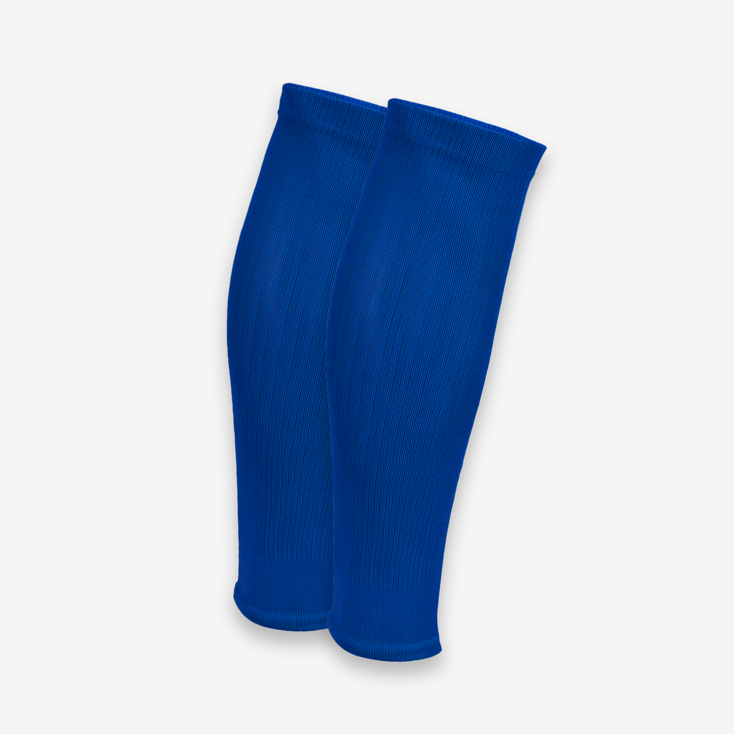 Chaussettes coupées football, Manchons de football, precut socks ou jambières, couleur bleues, portées sur terrain de football | Game Changer