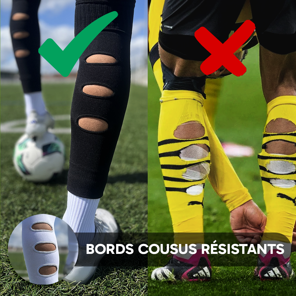 Manchons de football à trous